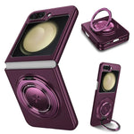Samsung Galaxy Z Flip 6 Magnetic Case with 360° Rotating Stand