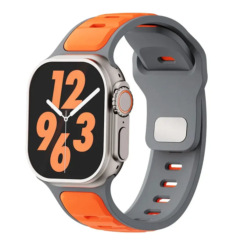 Skin-Friendly Soft Silicone Sport Band for Apple Watch