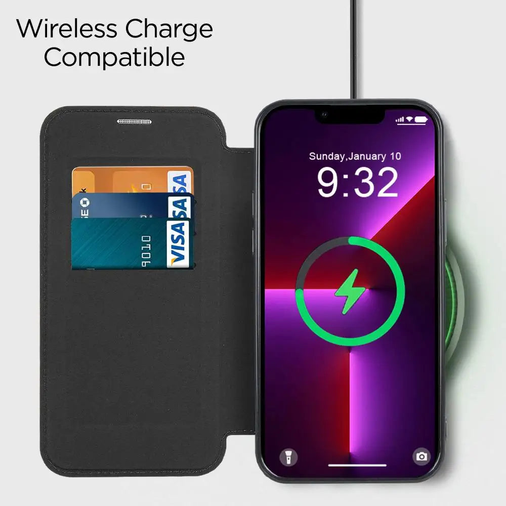 Protective Flip Magnetic Leather Case for iPhone 16e