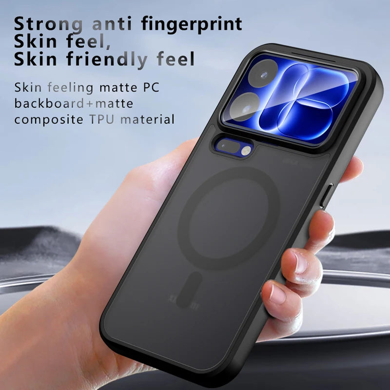 Shockproof Translucent Matte Case with Corner Airbag Protection for Xiaomi 18 Series