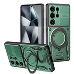 Samsung Galaxy S25 Series Protective Case with Magnetic Ring Holder