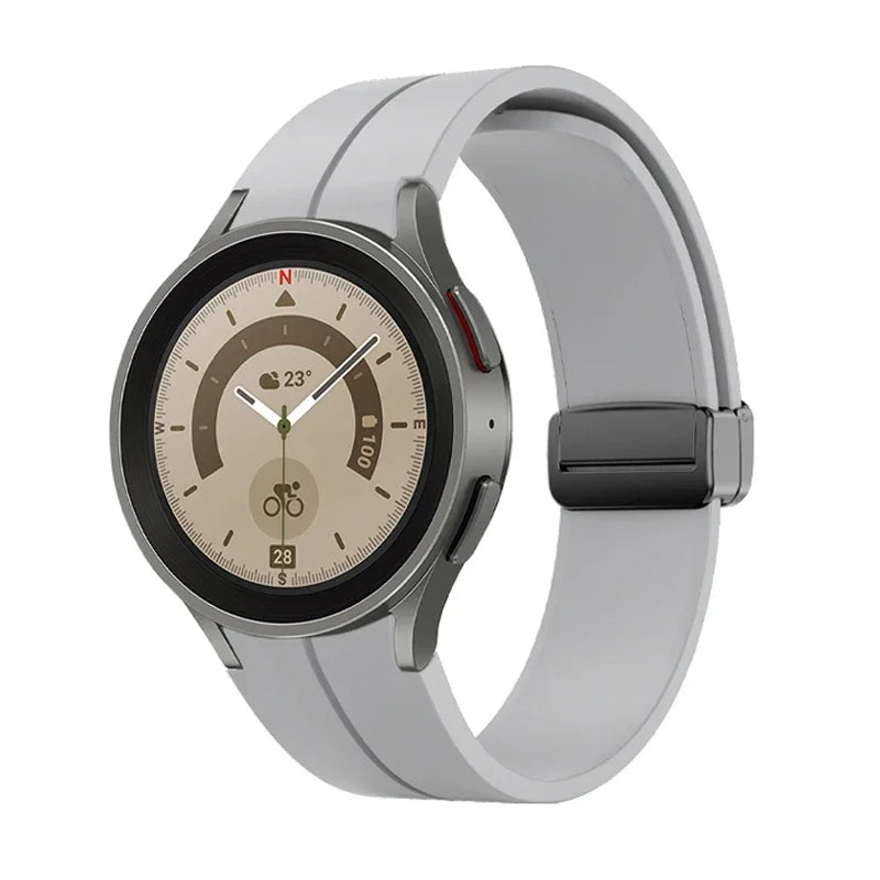 Comfort Silicone Sport Strap with Magnetic Closure for Samsung Galaxy Watch 7