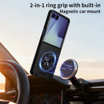 Shockproof Foldable Case with 360° Rotating Ring Stand for Samsung Galaxy Z Flip 8