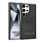 Premium Electroplate Leather Case for Samsung Galaxy S25 Series