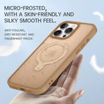 Shockproof Translucent Matte MagSafe Case with Invisible Stand for iPhone 16 Series