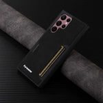 Samsung Galaxy S24 Series Retro Leather Wallet Case