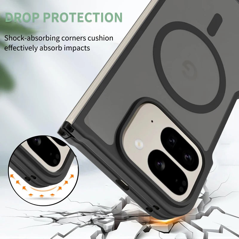 Smooth Touch Matte Magnetic Case for Google Pixel 10 Pro Fold