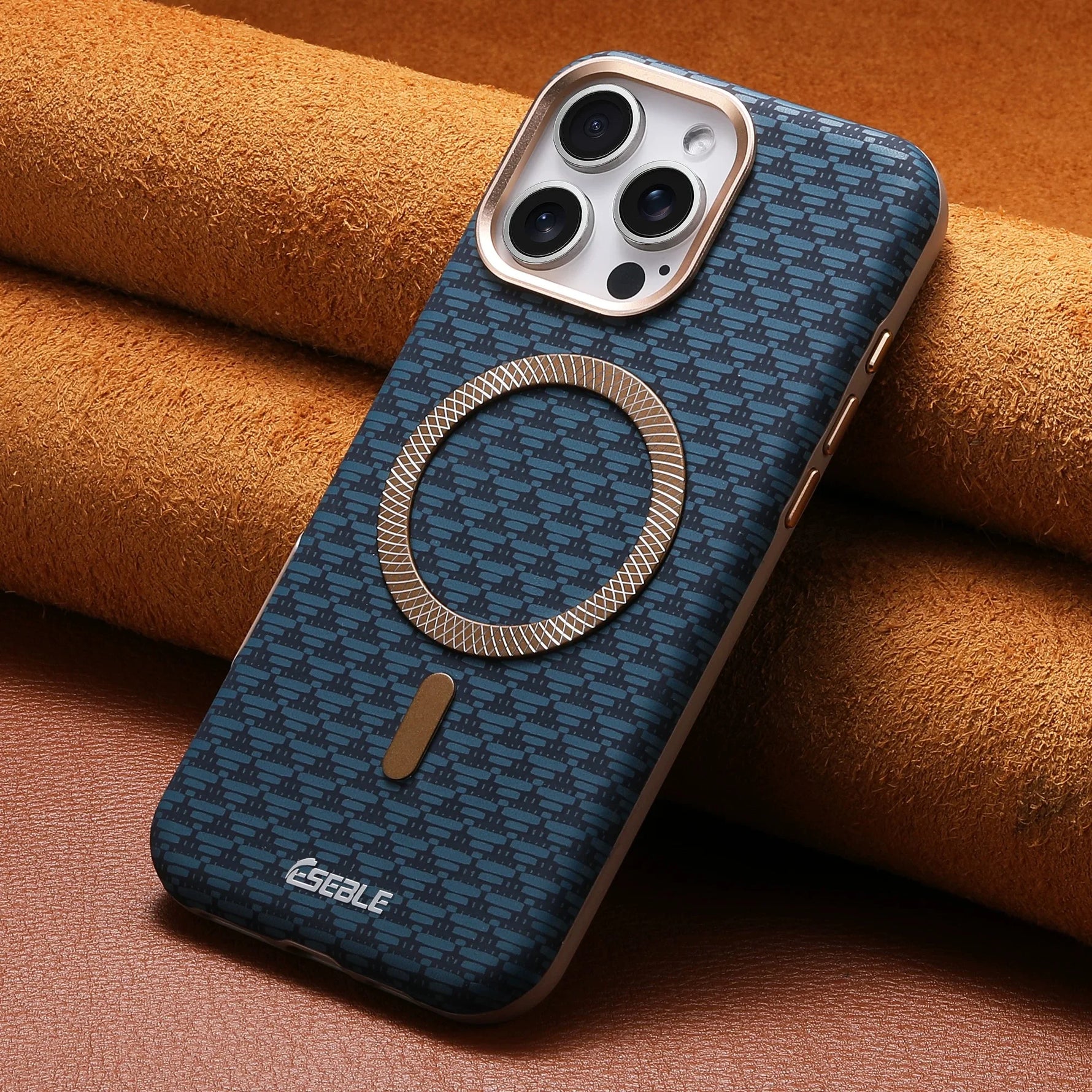 Shockproof Business Leather MagSafe Case for iPhone 16 Series