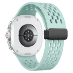 Perforated Silicone Sport Band with Magnetic Clasp for Samsung Galaxy Watch 9