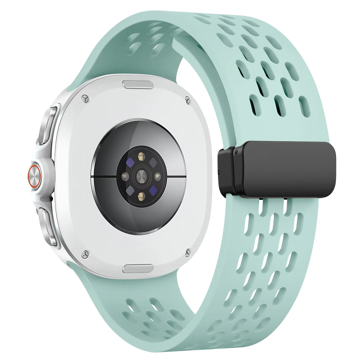 Perforated Silicone Sport Band with Magnetic Clasp for Samsung Galaxy Watch 9