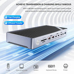 Minisopuru DisplayLink USB-C Dock with 3-Monitor Support