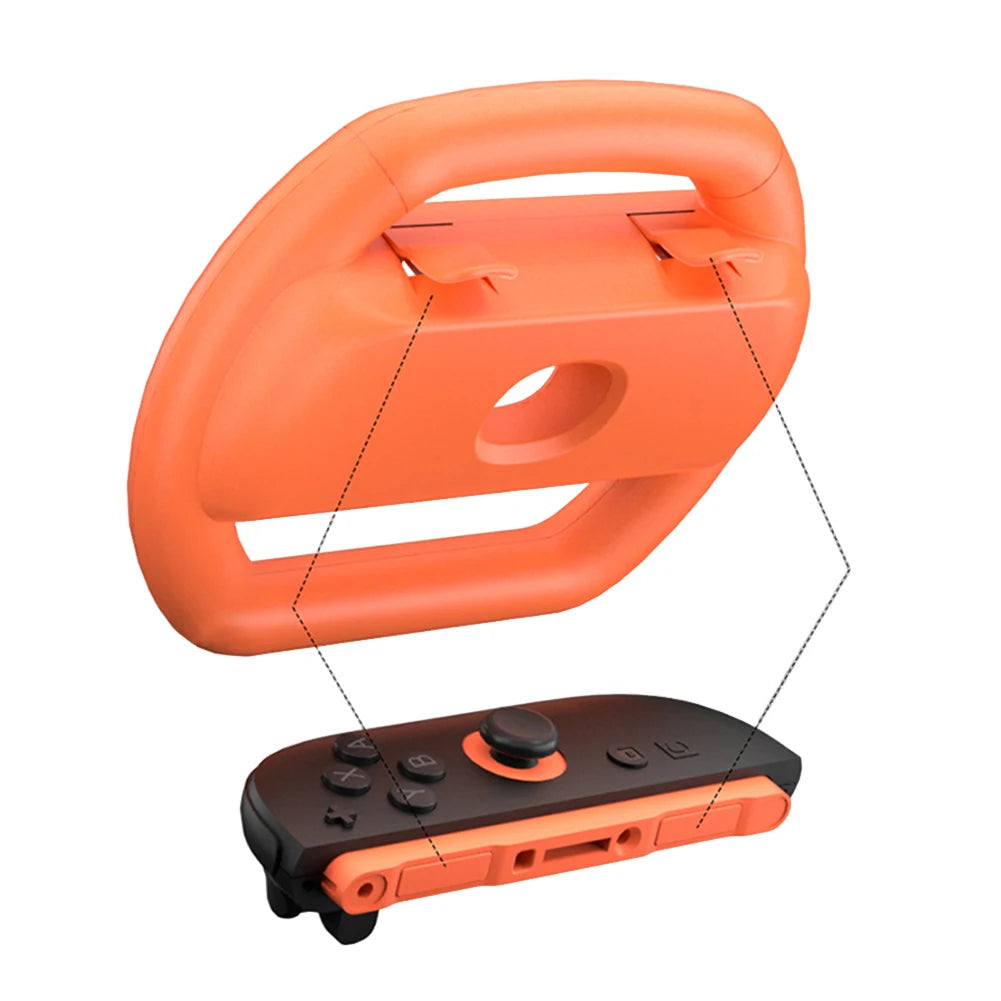 4-Piece Racing Wheel Controller Set for Nintendo Switch 2 Joy-Con