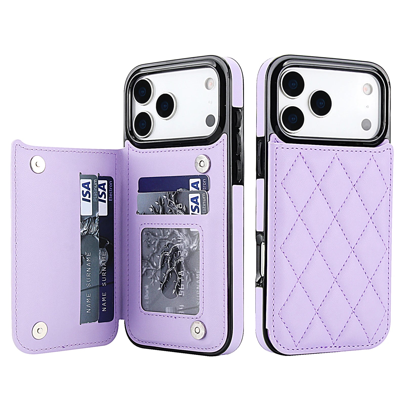 Small Fragrance Style Leather Wallet Case for iPhone 17 Series
