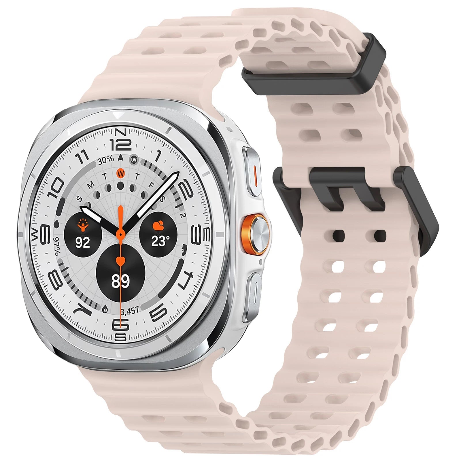 Marine Silicone Sport Band for Samsung Galaxy Watch Ultra and Samsung Galaxy Watch Ultra (2025)