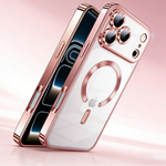 Glitter CD Pattern Silicone MagSafe Case for iPhone 17 Series