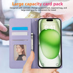 Protective Leather Wallet Case for iPhone 15 Series