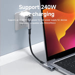 Hagibis 240W USB-C to USB-C 90° Adapter