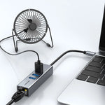 CABLETIME Gigabit Ethernet Adapter 3-Port USB-C Hub