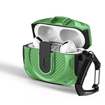 Secure Lock Carbon Fiber Hard Shell Case for AirPods 4