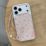 Electroplated Pink Rose Case for iPhone 17 Series