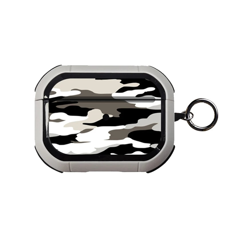 Shockproof Camouflage TPU+PC Case for AirPods Pro