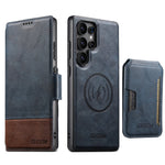3-in-1 Magnetic Leather Wallet Case with Card Holder for Samsung Galaxy S25 Ultra