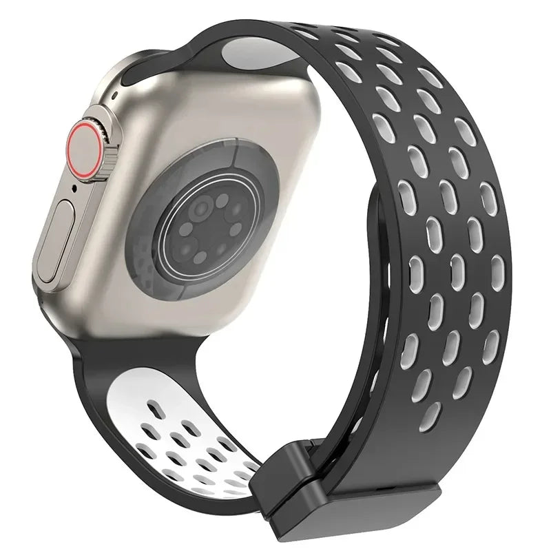 Flexible Silicone Magnetic Strap for Apple Watch