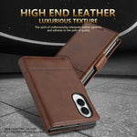 Leather Flip Wallet Case with Multiple Card Slots for Samsung Galaxy Z Fold 8