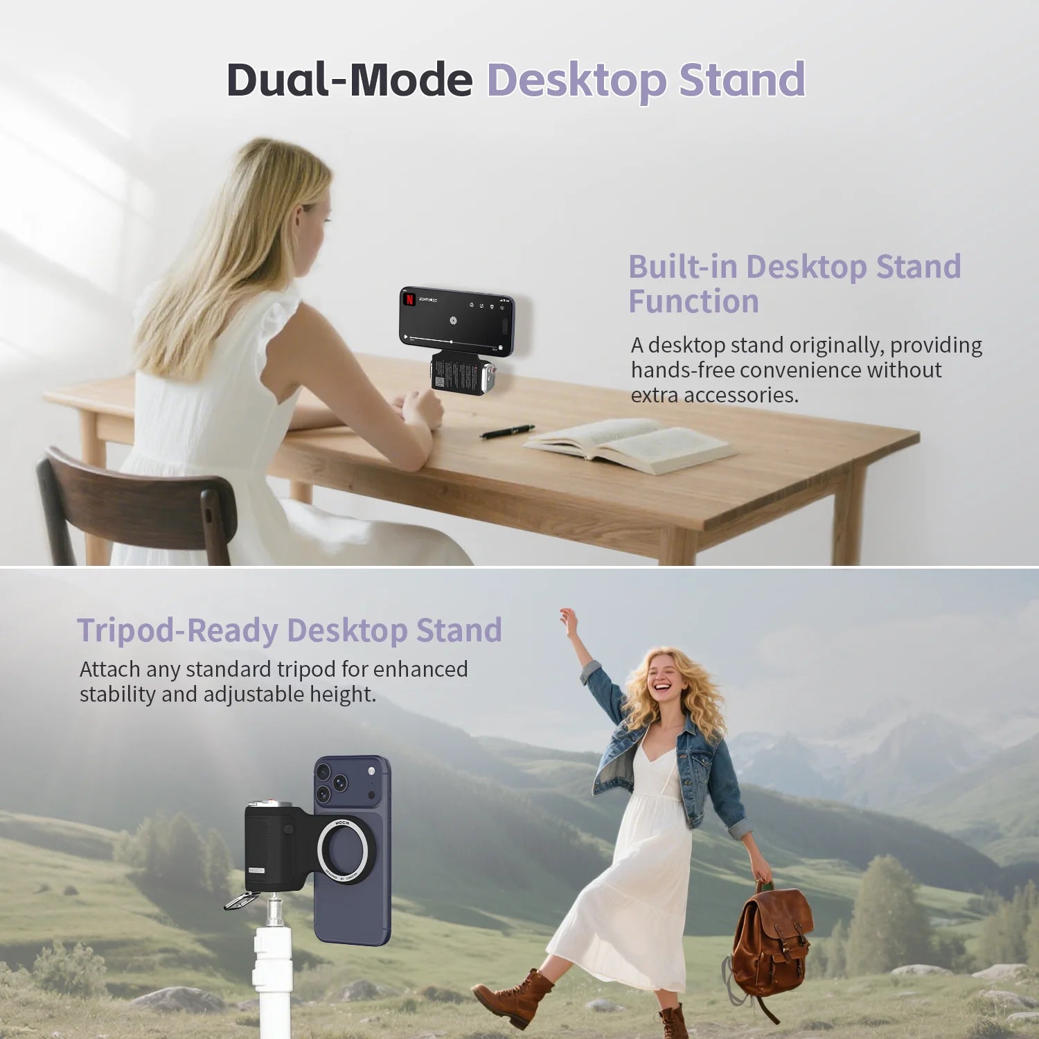 COMITOK MOCA Magnetic Phone Grip With Remote Control