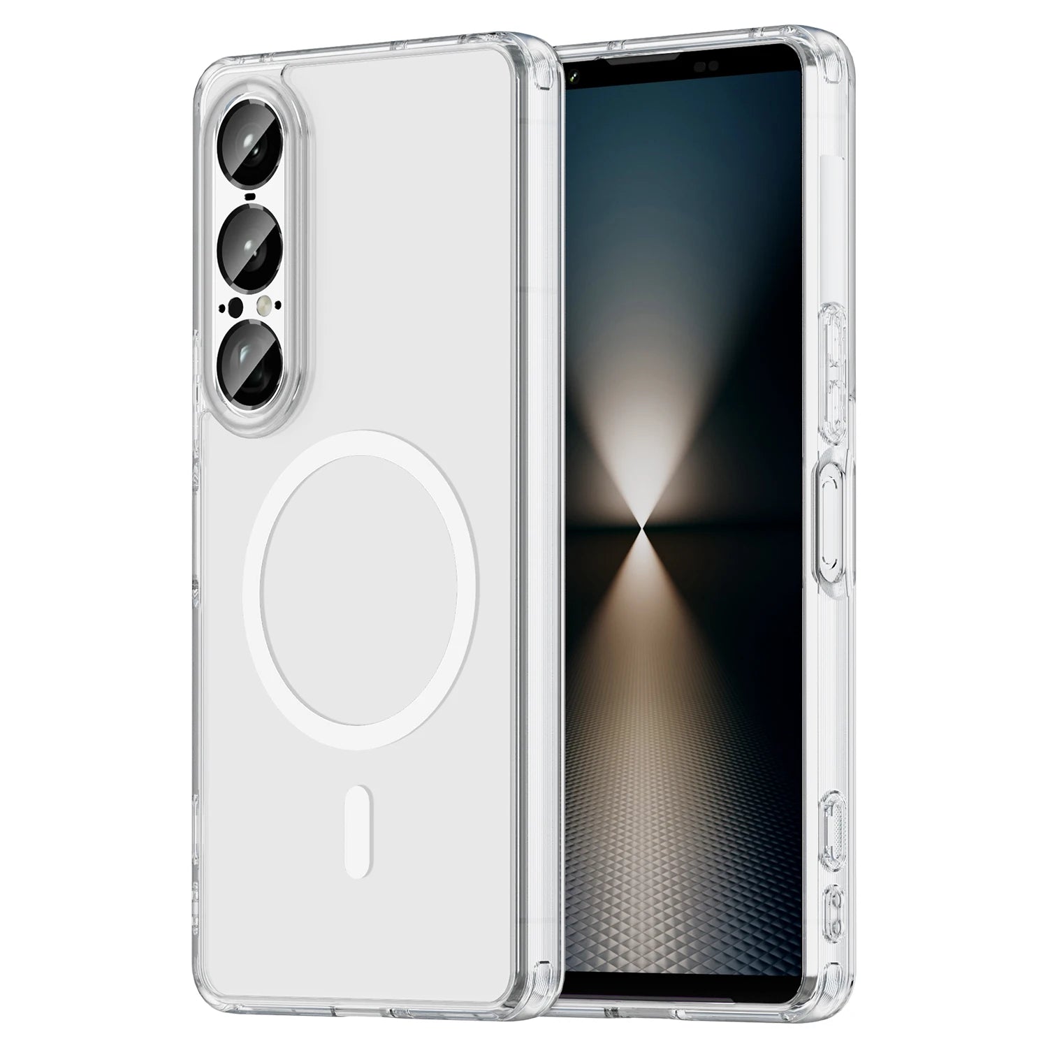 Sony Xperia 1 VII Shockproof Magnetic Clear Case
