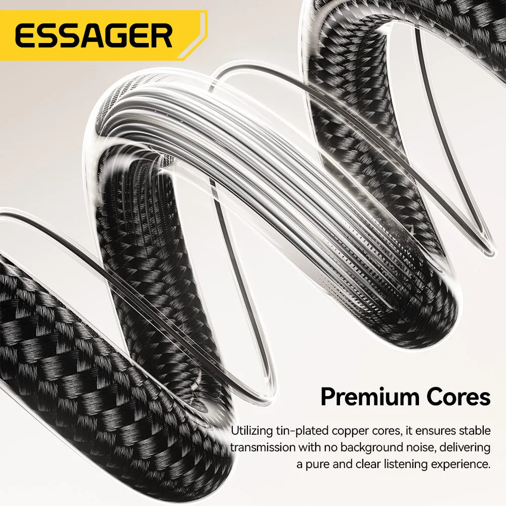 Essager Tin-Plated Copper Guitar Cable