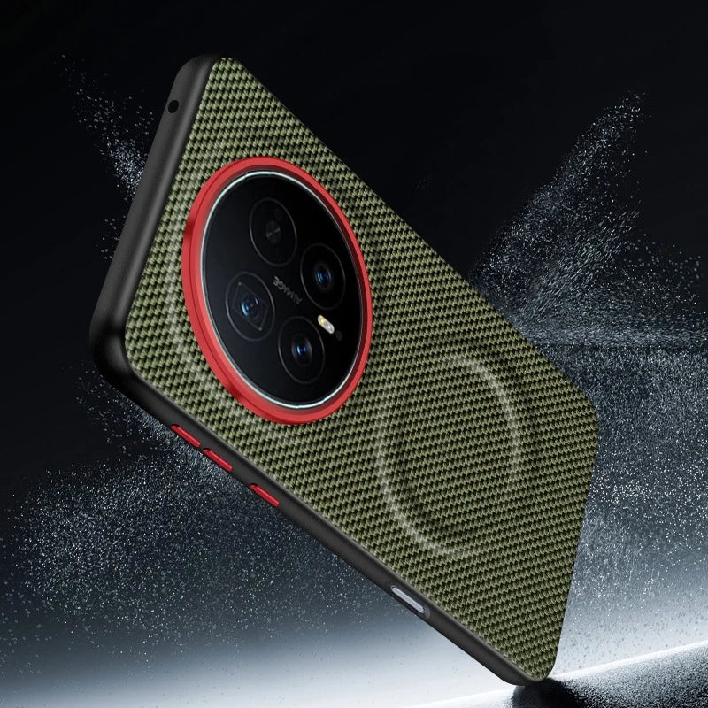 Nylon Woven Leather Magnetic Case for Honor Magic 8 / 8 Pro