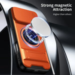 iPhone 17 Series MagSafe Case with Sliding Lens Cover and Stand