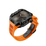 Luxury Stainless Steel Case & Silicone Strap Modification Kit for Apple Watch Series 10 (46mm)