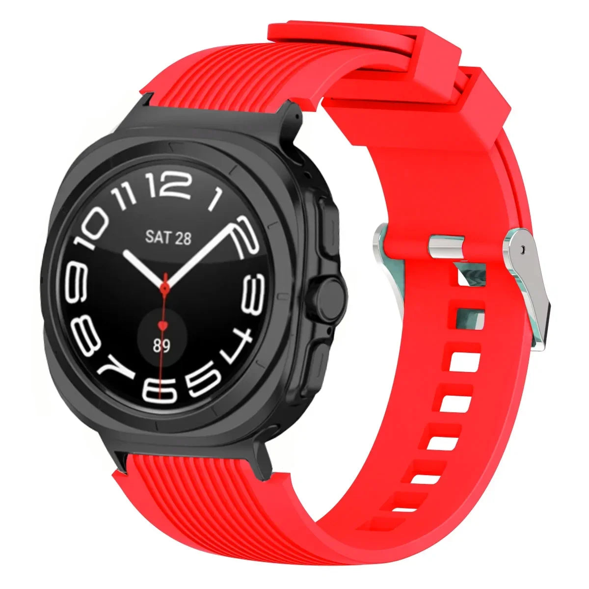 Stripe Textured Silicone Wristband for Samsung Galaxy Watch Ultra and Samsung Galaxy Watch Ultra (2025)