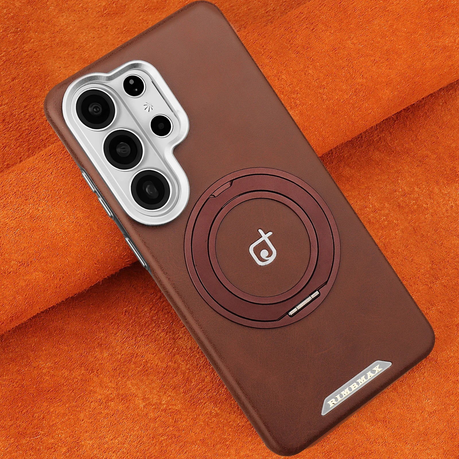 Luxury Business Magnetic Case with 360 Rotating Bracket for Samsung Galaxy S26 Series