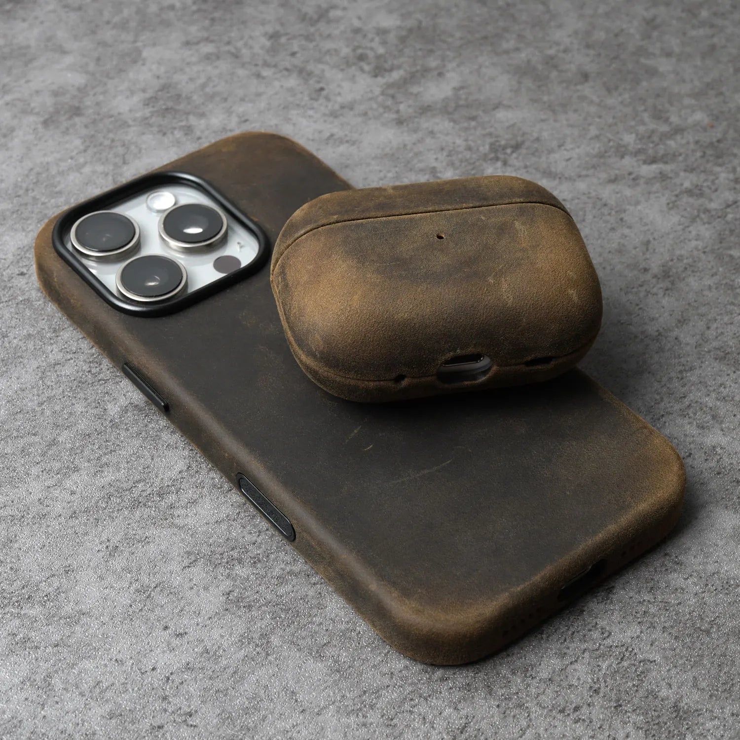 Handmade Genuine Cowhide Case for AirPods Pro 3