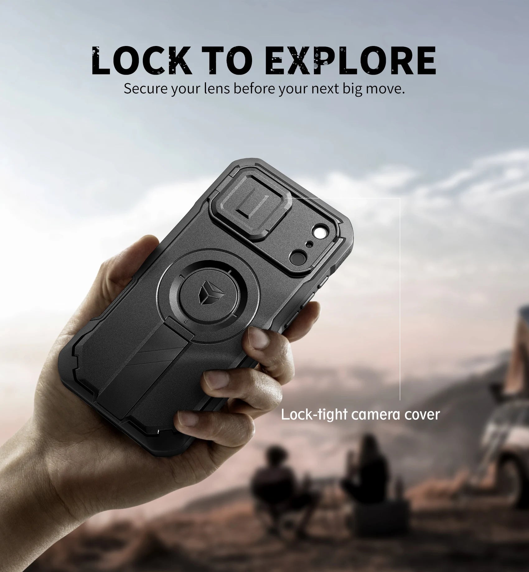 Rugged MagSafe Protective Case with Camera Shield and Adjustable Kickstand for iPhone 17 Series