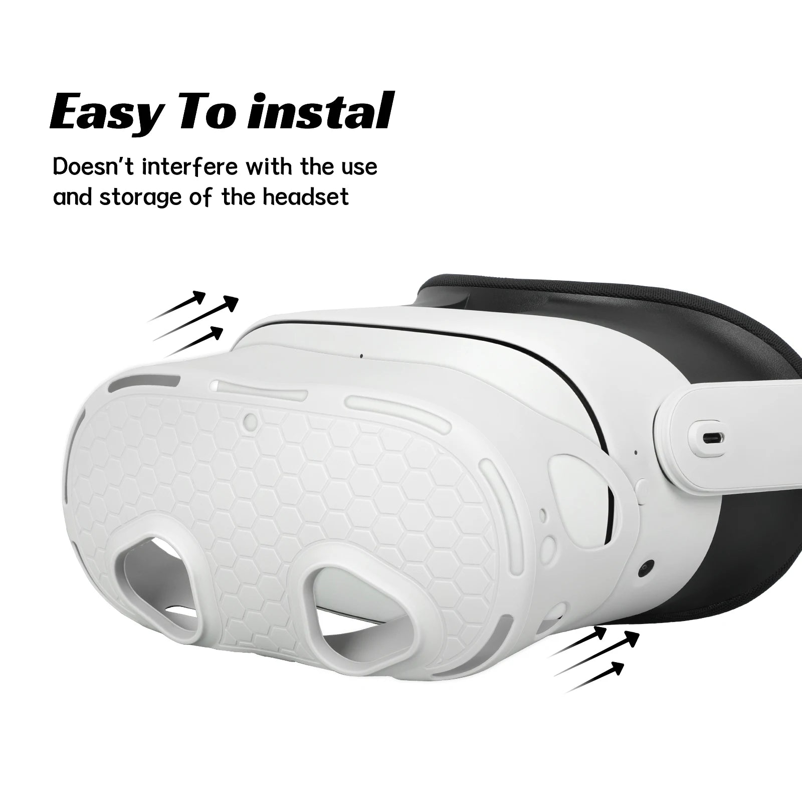 Meta Quest 3S Silicone VR Headset Case