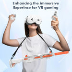 VR Rifle Gun Stock with Magnetic Mount for Meta Quest 3 & 3S