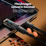 Toocki 100W USB-C to USB-C Adapter with Digital Display