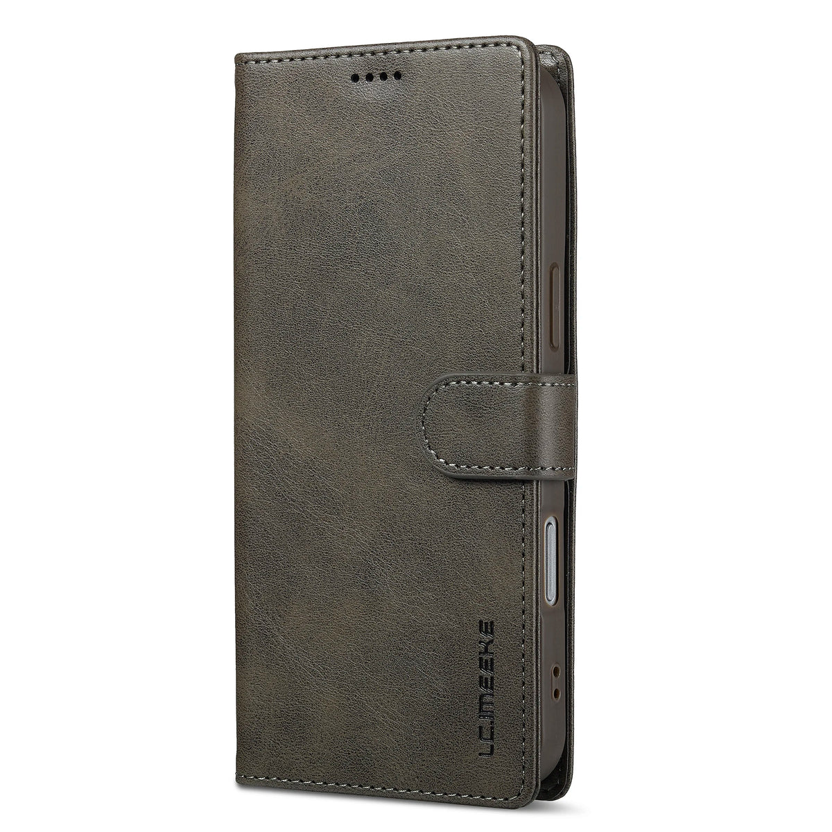 Leather Wallet Case with Magnetic Buckle Closure for iPhone 18 Series