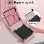 Premium Leather Wallet Cover with Zipper Card Pocket for Samsung Galaxy Z Flip 8