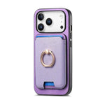 Premium Leather MagSafe Case with Detachable Card Slot for iPhone 17 Series