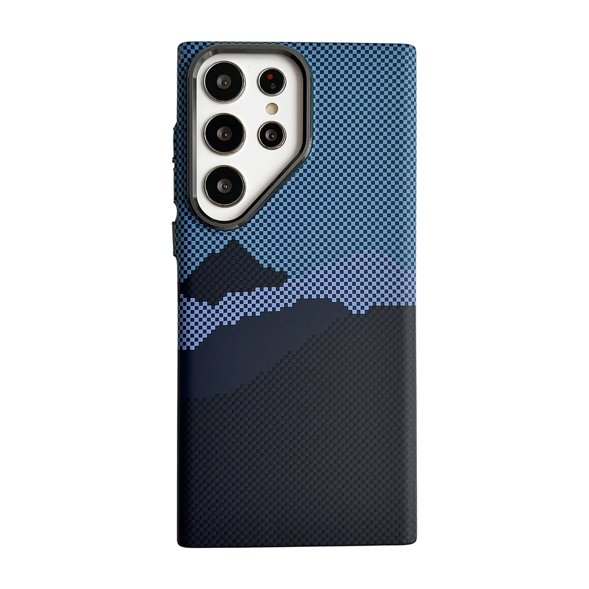 Carbon Fiber Textured Magnetic Case with Raised Camera Protection for Samsung Galaxy S23 Series