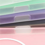 Translucent Frosted Liquid Silicone MagSafe Case for iPhone 16 Series