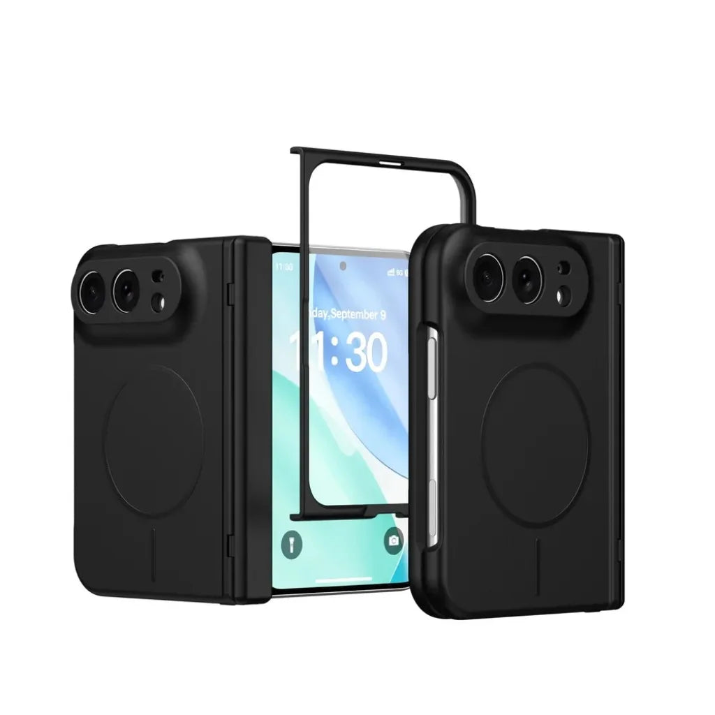 MagSafe Fold Case with Tempered Glass Screen Protection for iPhone Duo
