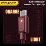 Essager 100W USB-C Braided Cable With E-Marker