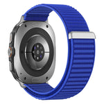 Elastic Nylon Velcro Watch Strap with Breathable Woven Design for Samsung Galaxy Watch 9