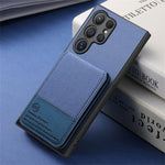 RFID-Blocking Magnetic Wallet Case with Card Holder for Samsung Galaxy S24 Series